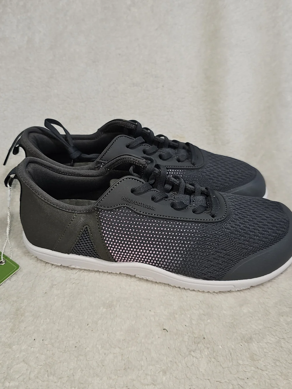 NWOT Hike Footwear Stride Barefoot Sneaker GrayPink Size 10/ 10.5
